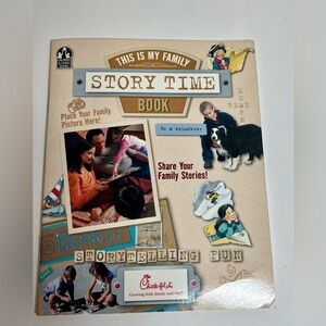 BRAND NEW CHICK-FIL-A "THIS IS MY FAMILY STORY TIME WORK BOOK" (KID FRIENDLY)